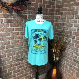 Like New Pier 27 Men’s Teal T-Shirt Size L Item #PHK3050